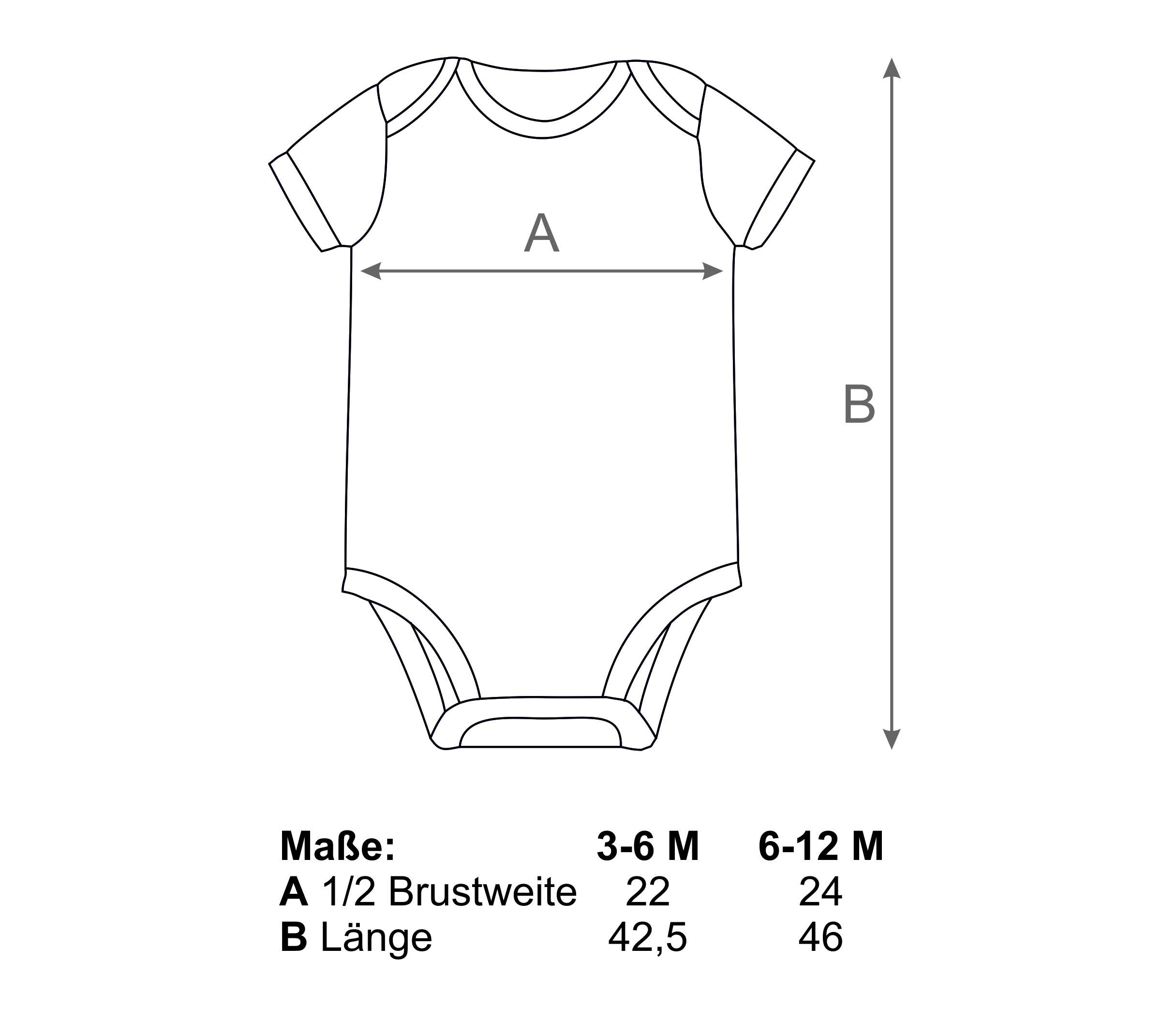Baby Bodysuit weiß
